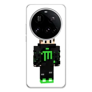 Чохли для Xiaomi 15 Ultra (Персонажі МайнКрафт) (Зелений хлопчик)