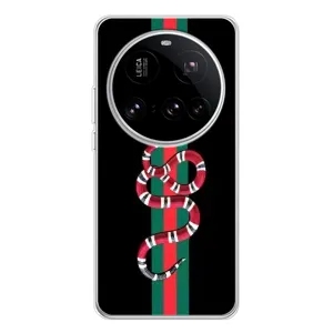 Чехлы Бренд GUCCI для Xiaomi 15 Ultra (Змей Гуччи)