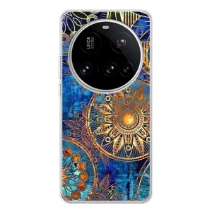 Чохли з сенсом на Xiaomi 15 Ultra (Золоті узори)