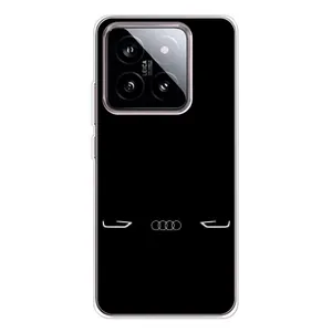 Силиконовый бампер с картинкой машины на Xiaomi 15 (Силует Audi)
