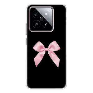 Чехол банты для Xiaomi 15 (Бант на черном)