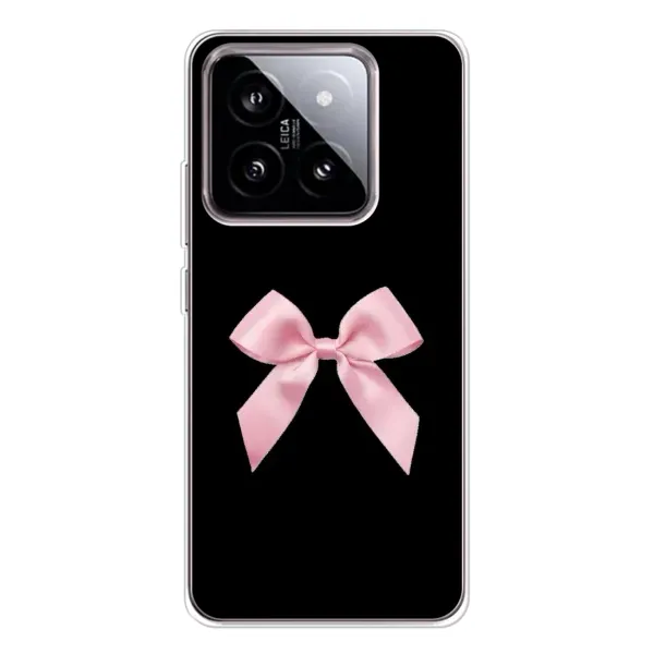 Чехол с рисунком «Бант на черном» для Xiaomi 15 Чехол с рисунком «Бант на черном» для Xiaomi 15
