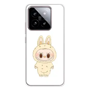 Чехол с принтом Лабубу для Xiaomi 15 (Бежевый Лабубу)