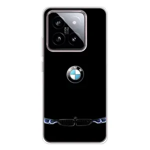Силиконовый бампер с картинкой машины на Xiaomi 15 (Черный BMW)
