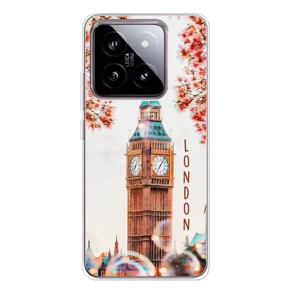Чехол с рисунком «Часы Лондон» для Xiaomi 15