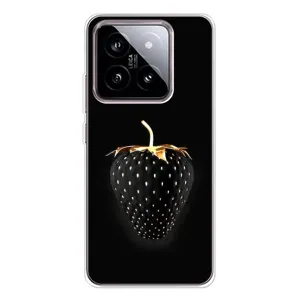 Чехол с изображением вкусной еды для Xiaomi 15 (Чёрная клубника)