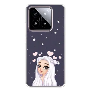 Чехол Стильные девушки на Xiaomi 15 (Девушка и сердечки)