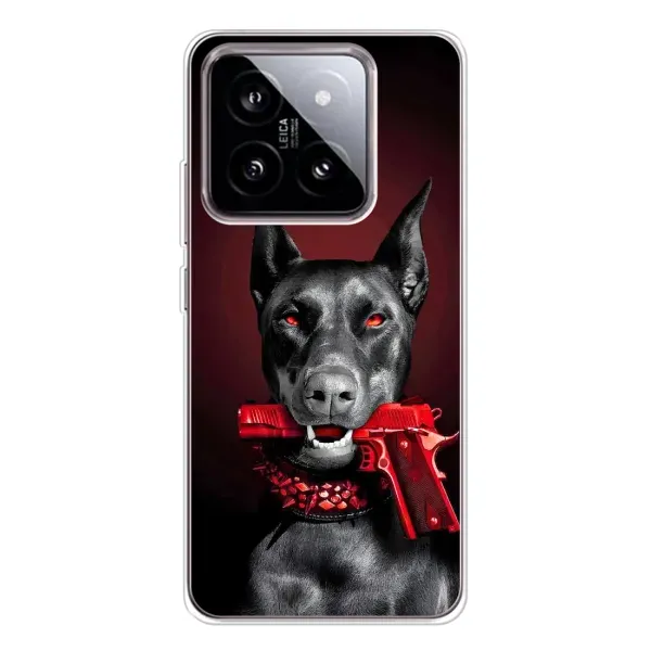 Чехол с рисунком «Доберман злой» для Xiaomi 15 Чехол с рисунком «Доберман злой» для Xiaomi 15