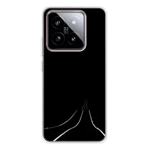 Чохол з картинками на чорному фоні для Xiaomi 15 (Дорога)