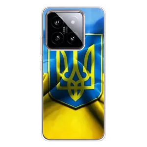 Чохол з картинкою (Патріотичний ГЕРБ) на Xiaomi 15 (Герб і Прапор України)