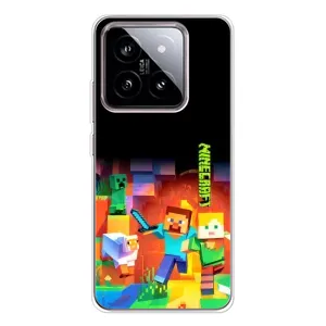 Чехлы для Xiaomi 15 (Персонажи Майн Крафт) (Герой Майнкрафт)