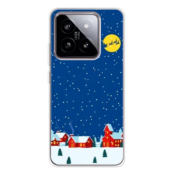 Чехол с рисунком «Город в снегу» для Xiaomi 15 Чехол с рисунком «Город в снегу» для Xiaomi 15