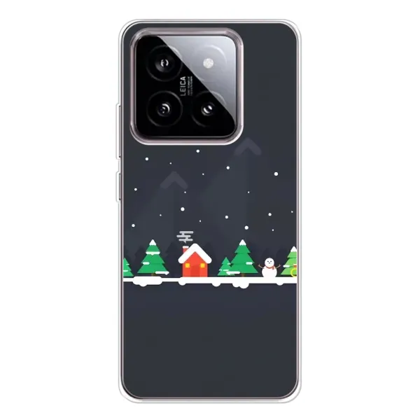 Чехол с рисунком «Город зимний» для Xiaomi 15 Чехол с рисунком «Город зимний» для Xiaomi 15