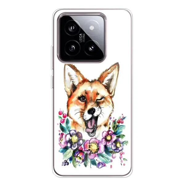 Чехол с рисунком «Хитрая лиса» для Xiaomi 15 Чехол с рисунком «Хитрая лиса» для Xiaomi 15