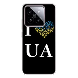 Силиконовый Чехол на Xiaomi 15 (Я-Украина) (I Love UA)
