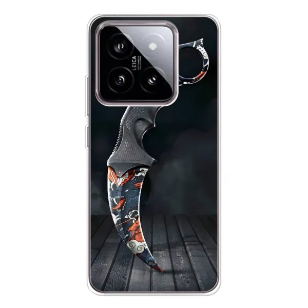 Чехол с рисунком «Кинжал КС ГО» для Xiaomi 15 Чехол с рисунком «Кинжал КС ГО» для Xiaomi 15