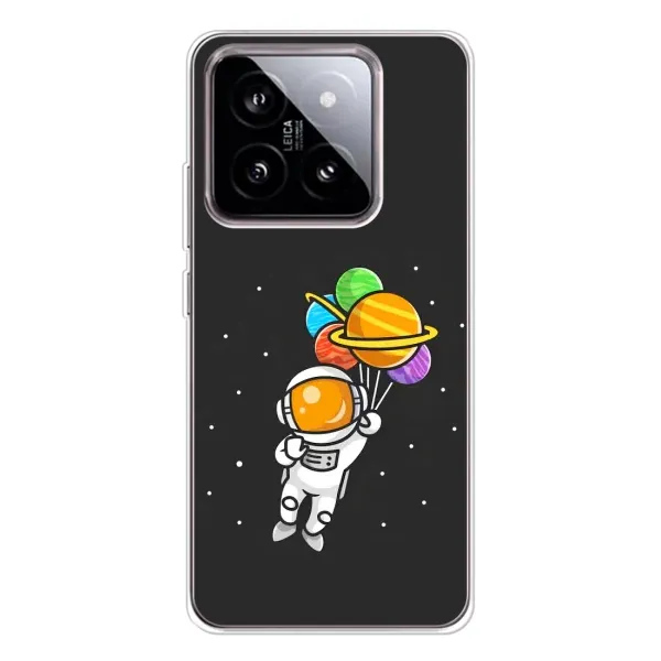 Чехол с рисунком «Космонавт с шариками» для Xiaomi 15 Чехол с рисунком «Космонавт с шариками» для Xiaomi 15