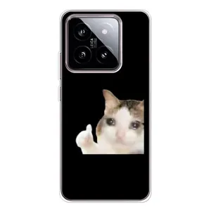 Бампер з принтом Меми для Xiaomi 15 (Кіт у сльозах)