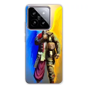 Чохол з картинкою (Патріотичний КОЗАК) на Xiaomi 15 (КОЗАК з крилами)