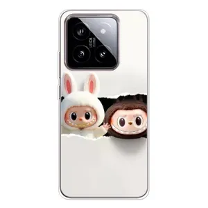 Чехол с принтом Лабубу для Xiaomi 15 (Фигурки Labubu)
