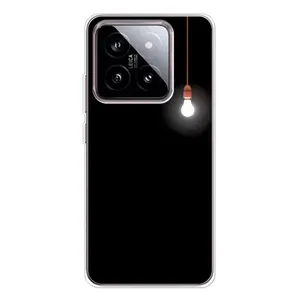 Чохол з картинками на чорному фоні для Xiaomi 15 (Лампочка)