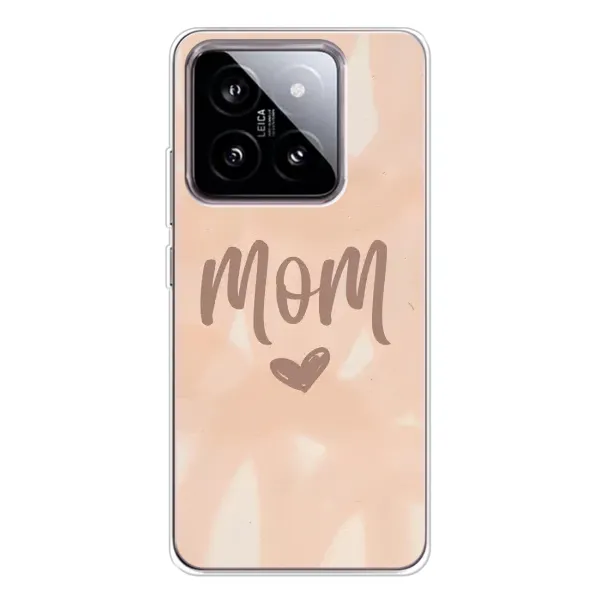 Чехол с рисунком «Love mom» для Xiaomi 15 Чехол с рисунком «Love mom» для Xiaomi 15