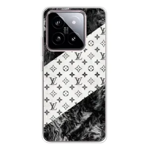 Чехол Стиль Louis Vuitton на Xiaomi 15 (LV на белом)