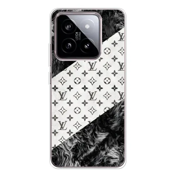 Чехол с рисунком «LV на белом» для Xiaomi 15