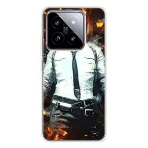 Силиконовый чехол с картинкой "Герой Pubg" на Xiaomi 15 (Man Пубг)