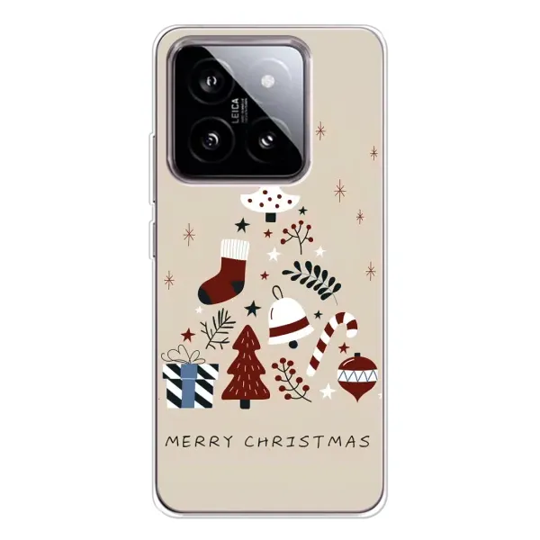 Чехол с рисунком «Merry Christmas» для Xiaomi 15 Чехол с рисунком «Merry Christmas» для Xiaomi 15