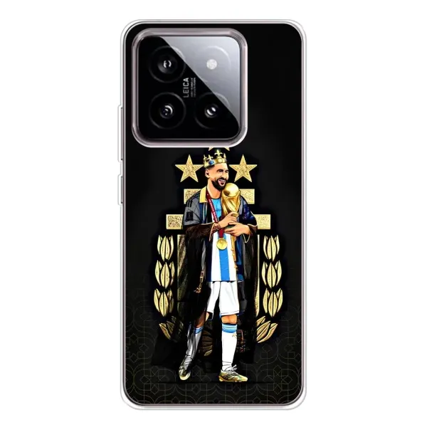 Чехол с рисунком «Месси король» для Xiaomi 15