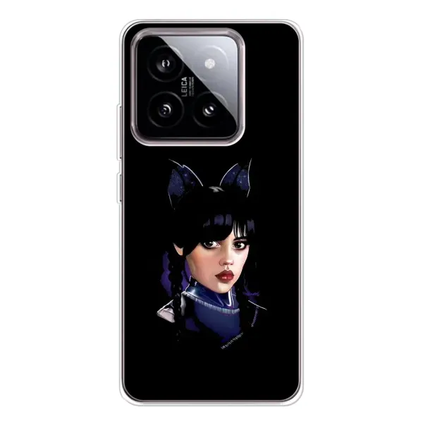 Чехол с рисунком «Милая Уэнсдей» для Xiaomi 15 Чехол с рисунком «Милая Уэнсдей» для Xiaomi 15