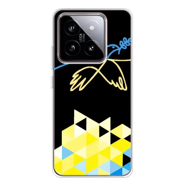 Чехол с рисунком «Мир для Украины» для Xiaomi 15 Чехол с рисунком «Мир для Украины» для Xiaomi 15