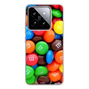 Чохол з зображенням смачної їжі для Xiaomi 15 (Різнокольорові M&M'S)