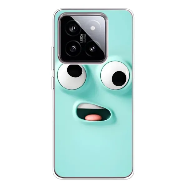 Чехол с рисунком «Забавное мятное лицо» для Xiaomi 15 Чехол с рисунком «Забавное мятное лицо» для Xiaomi 15