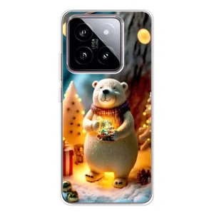 Чехлы на Новый Год Xiaomi 15 (Новогодний ведмеженок)