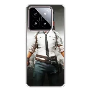 Силиконовый чехол с картинкой "Герой Pubg" на Xiaomi 15 (Пабг)