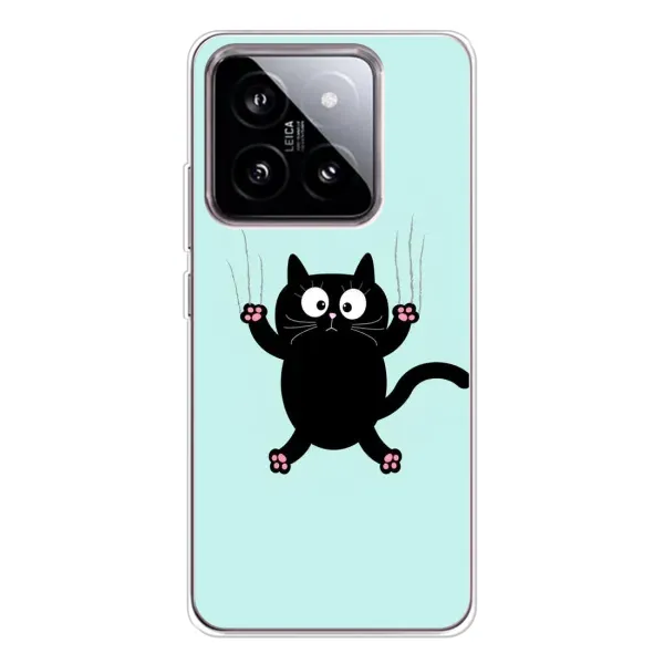 Чехол с рисунком «Падающий кот» для Xiaomi 15 Чехол с рисунком «Падающий кот» для Xiaomi 15