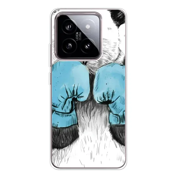 Чехол с рисунком «Панда боксер» для Xiaomi 15 Чехол с рисунком «Панда боксер» для Xiaomi 15
