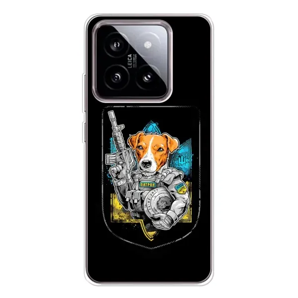 Чехол с рисунком «Патрон Воин» для Xiaomi 15 Чехол с рисунком «Патрон Воин» для Xiaomi 15