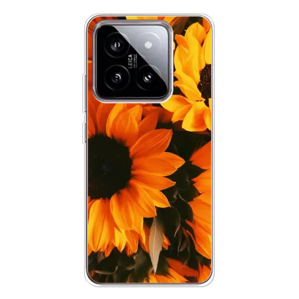 Чехол с рисунком «подсолнухи» для Xiaomi 15 Чехол с рисунком «подсолнухи» для Xiaomi 15