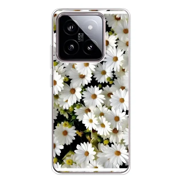 Чехол с рисунком «Рамка в ромашках» для Xiaomi 15 Чехол с рисунком «Рамка в ромашках» для Xiaomi 15