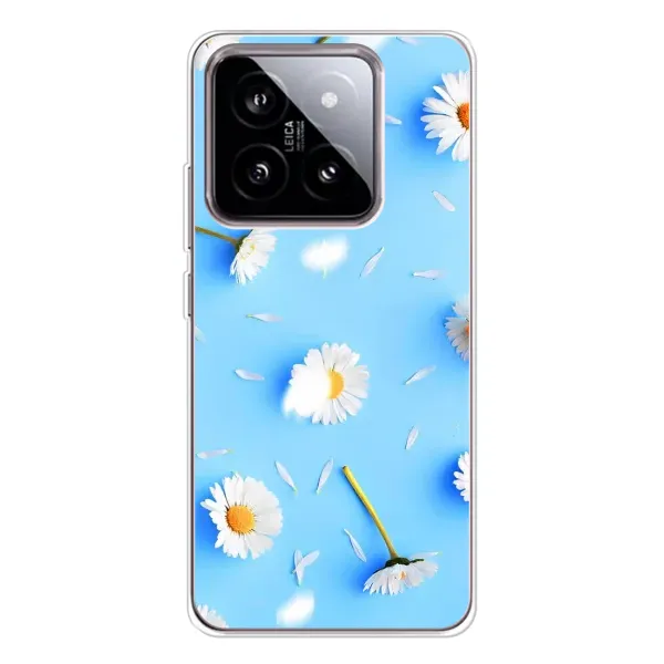 Чехол с рисунком «ромашки на голубом» для Xiaomi 15
