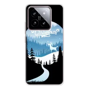 Силиконовый бампер на рождество для Xiaomi 15 (Рождественский Олень)