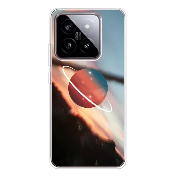 Чехол с рисунком «Сатурн» для Xiaomi 15 Чехол с рисунком «Сатурн» для Xiaomi 15