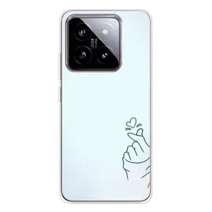 Чехлы (Знак сердечка) на Xiaomi 15 (Сердце на голубом)