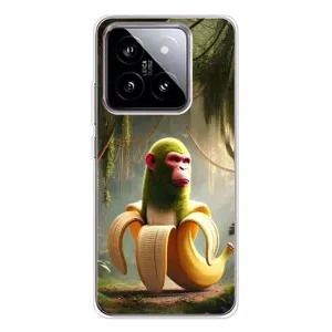 Чехол с мемами тралалело тралала для Xiaomi 15 (Шимпанзини бананини)