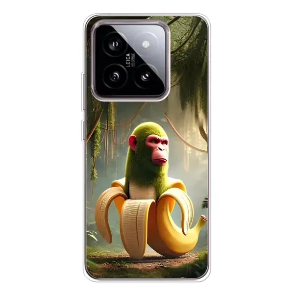 Чехол с рисунком «Шимпанзини бананини» для Xiaomi 15 Чехол с рисунком «Шимпанзини бананини» для Xiaomi 15