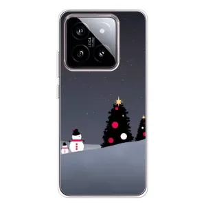 Чехлы на Новый Год Xiaomi 15 (Снеговички)