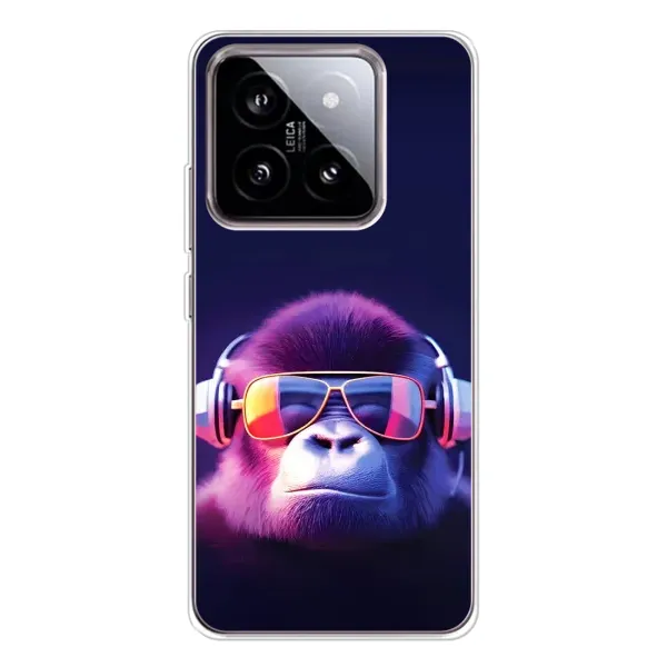 Чехол с рисунком «Стильная обезьяна» для Xiaomi 15 Чехол с рисунком «Стильная обезьяна» для Xiaomi 15